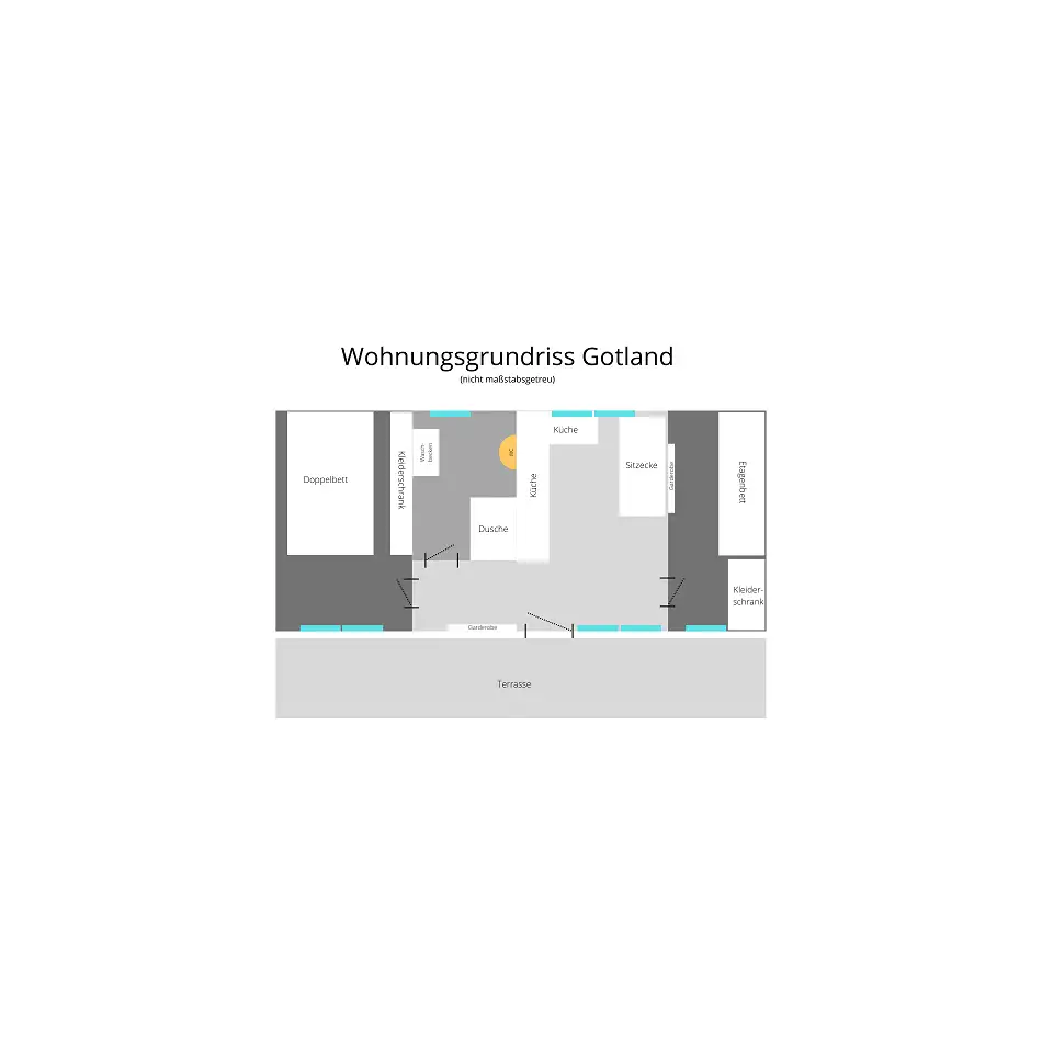 Gotland_Wohnungsgrundriss_Ferienhaus_Nordseeferienhoefe_Urlaub_auf_dem_Bauernhof